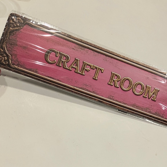 Pink Craft Room Metal Sign - Picture 3 of 5